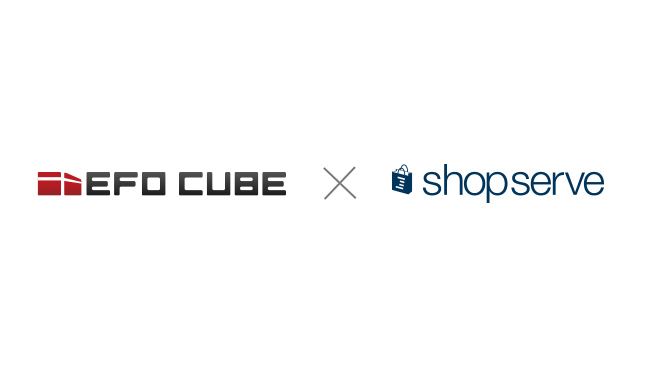 【EFO CUBE for ショップサーブ】提供開始!ショップサーブにてEFO CUBEがご利用いただけます。